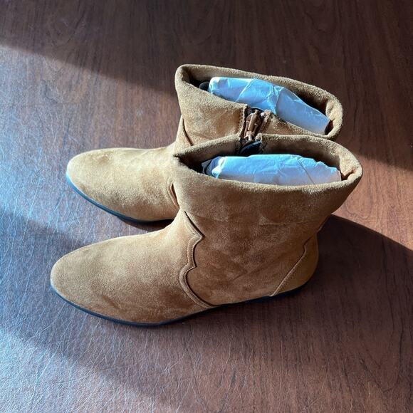 Comfortview Noel Booties Cognac 8M - Picture 1 of 13